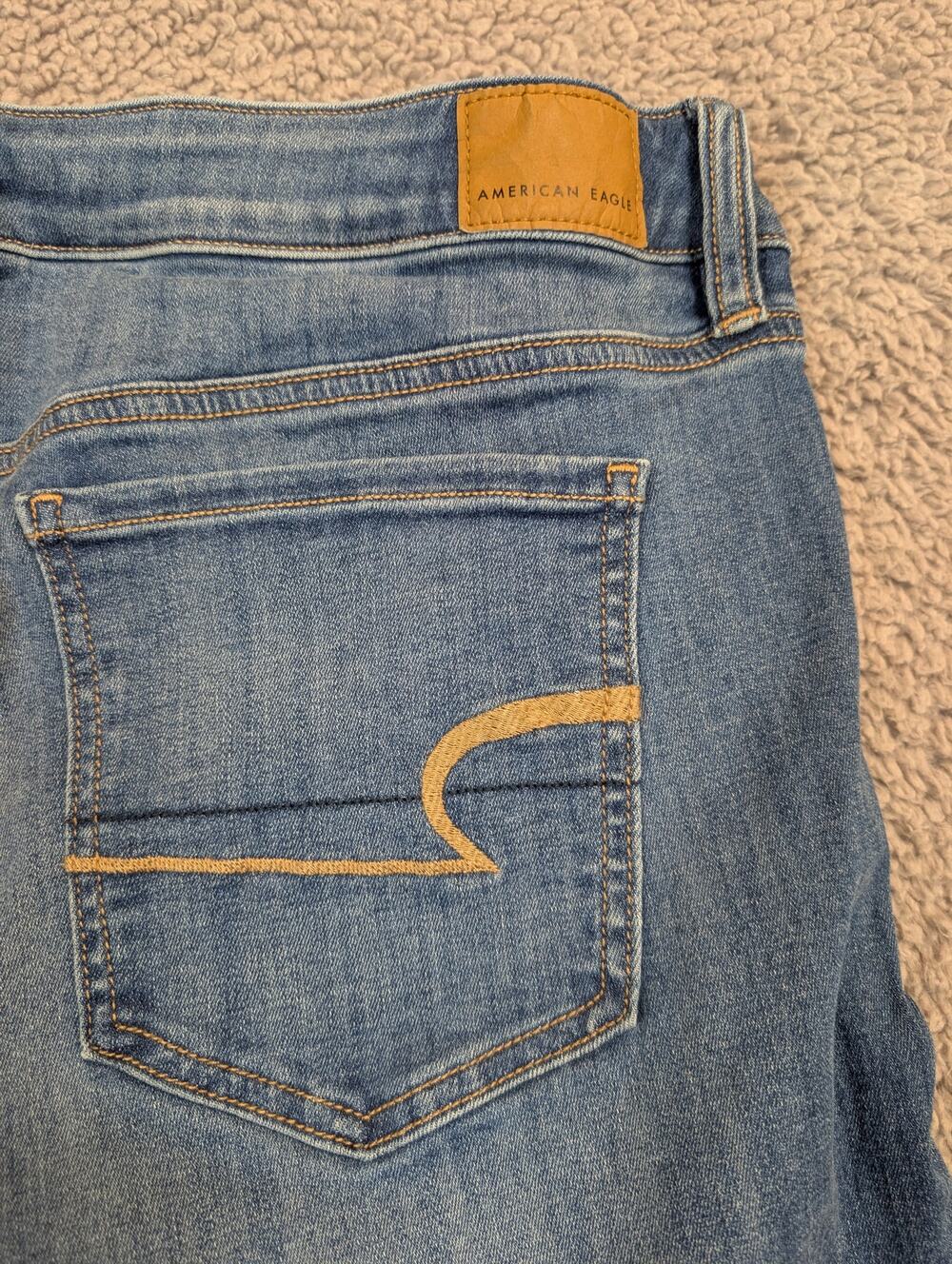 American Eagle Jeans Women's Size 14 Short Medium Jeggings (1047)